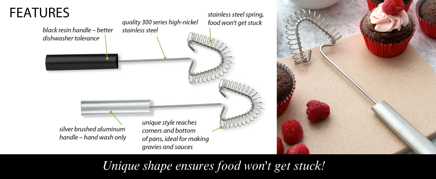 Rada Cutlery Handi-Stir Whisk (R117), 2.5