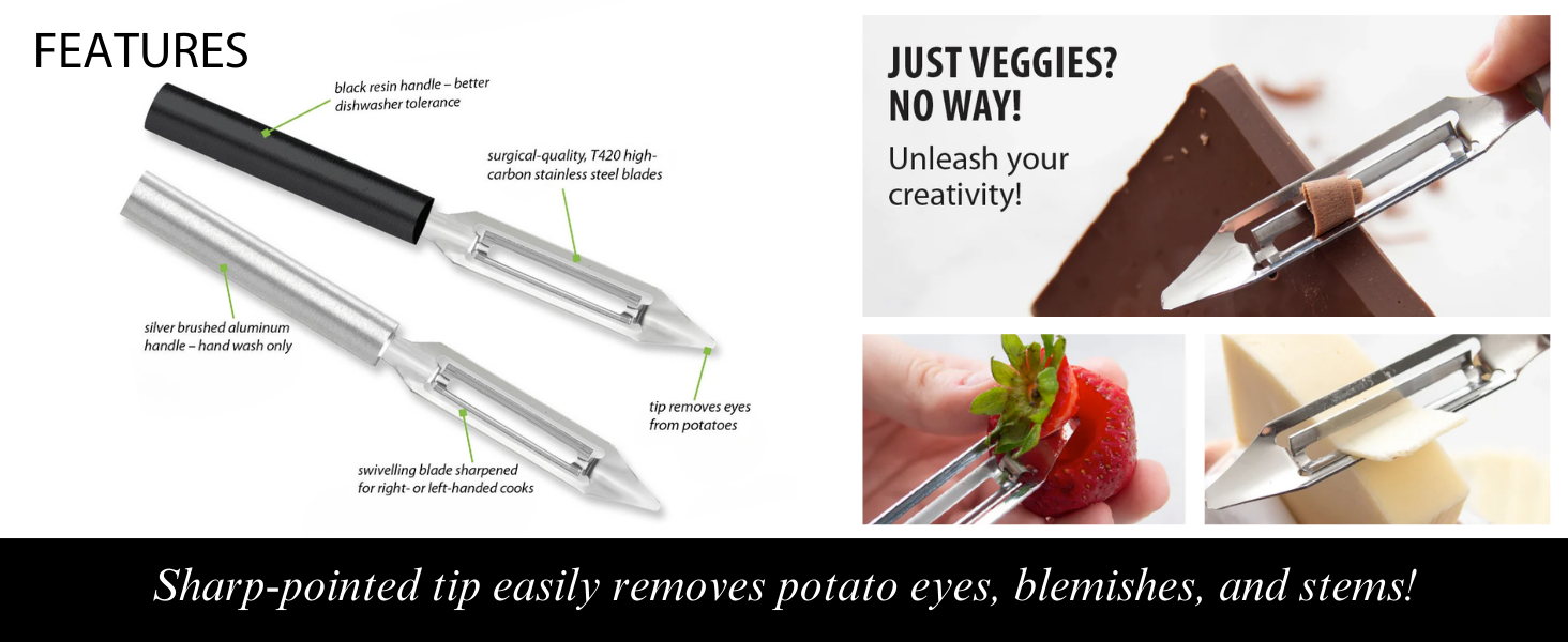 Rada Cutlery Vegetable Peeler (R132), 1.75