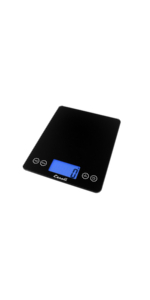 Escali Pana V136 Large Volume Measuring Kitchen/Baking/Cooking Scale, Preprogrammed With Over 150 Ingredients, LCD Digital Display, 13lb Capacity