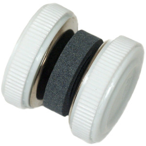 Chef Craft 20494 Knife Sharpener, White, 1.75