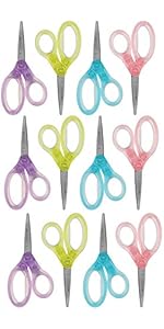 Westcott 8” Titanium Bonded Scissors with Adjustable Glide and Soft Handle, 2-Pack- Durable Multipurpose Scissors for Office, Home, and School Use, Sharp Precision Blades for Everyday Cutting