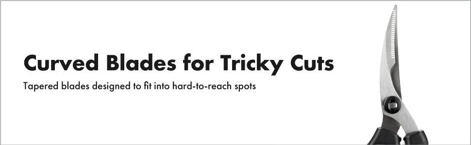 OXO Good Grips Spring-Loaded Poultry Shears, Black