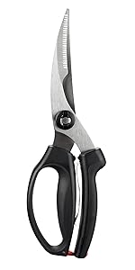 OXO Good Grips Spring-Loaded Poultry Shears, Black
