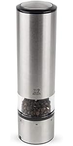u'Select manual pepper mill in natural wood, 18 cm