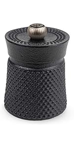 Pepper Mill, u'Select, Wood, Chocolate Finish, 12 cm - 5 in