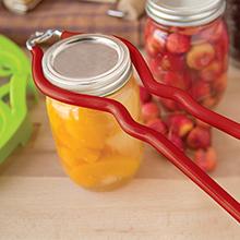 Farm to Table Jar and Bottle Vise/Opener, White, 0.5 x 3.25 x 9 inches