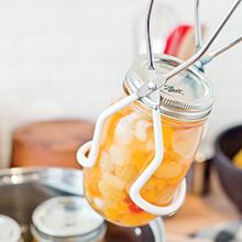 Farm to Table Jar and Bottle Vise/Opener, White, 0.5 x 3.25 x 9 inches