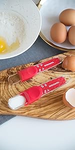 KitchenArt Cook’s Pro Adjust-A-Measure Set, 3-Piece, Satin,Black and Silver