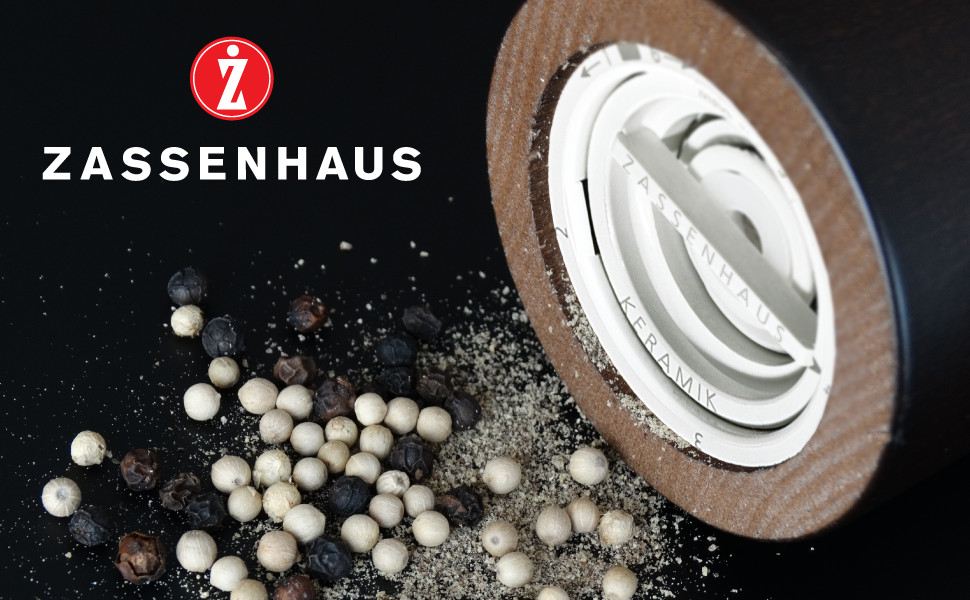 Zassenhaus Speyer 5.1-Inch Dark Stained Beech Pepper Mill