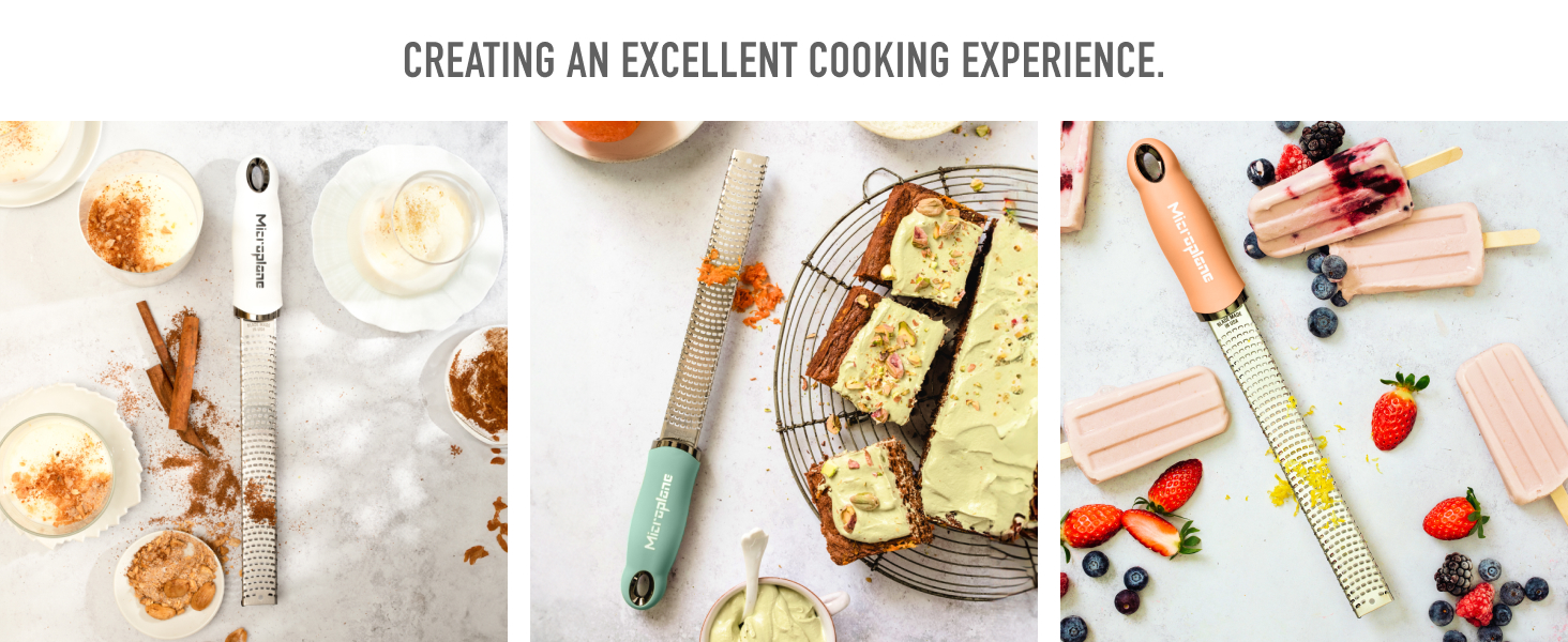 Microplane Premium Classic Series Zester 18/8, Black - Lemon Zester & Cheese Grater & Vegetable Grater - Citrus, Parmesan Cheese, Garlic, Ginger, Nutmeg, Chocolate - Stainless Steel Grater