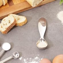 RSVP International Endurance Kitchen Collection Measuring Tools, Dishwasher Safe, Odd Sizes, 5 Piece, Stainless Steel