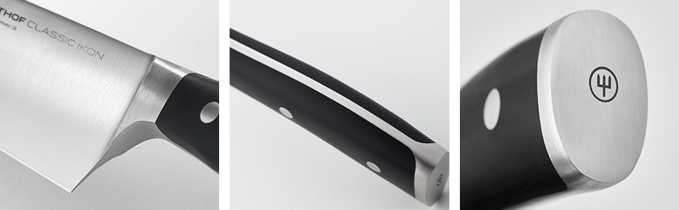 Wusthof Classic Ikon 6-Inch Meat Fork, Black