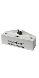 AccuSharp Knife Sharpening Tool for Restoration, Diamond-Honed Tungsten Carbide Blade Sharpener with Sturdy Mount, Helps Revive, Hone, & Restore Kitchen Knives & All Blades