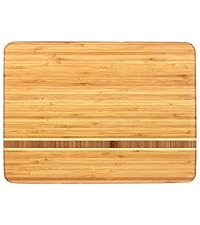 Totally Bamboo Barbados Bamboo Wood Cutting Board, 9" x 6.5"