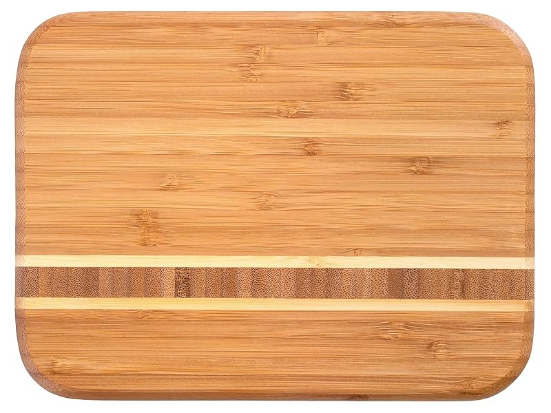 Totally Bamboo Barbados Bamboo Wood Cutting Board, 9" x 6.5"