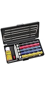 Lansky Professional Sharpening System with Coarse, Medium, Ultra Fine, and Serrated Medium Hones