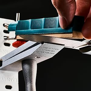 Lansky Professional Sharpening System with Coarse, Medium, Ultra Fine, and Serrated Medium Hones