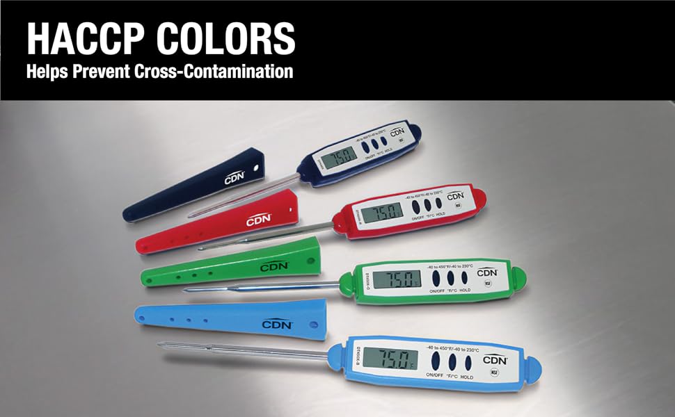 CDN Waterproof Digital Cooking Thermometer Instant Read 2.75