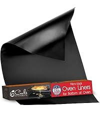 Cooks Innovations Non-Stick Oven Protector Mat - Heavy Duty Nonstick Oven Rack Liners to Protect Convection, Electric, Gas, & Microwave Ovens - BPA & PFOA Free Heat Resistant Baking Mat