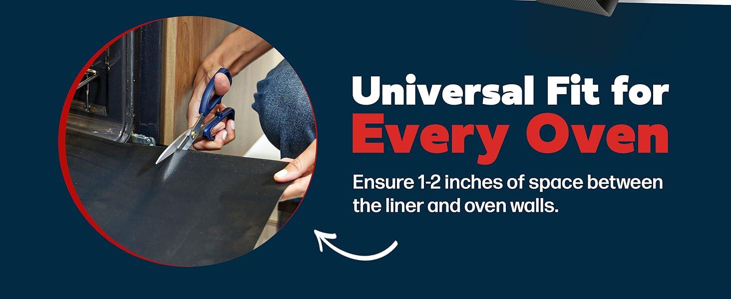 Cooks Innovations Non-Stick Oven Protector Mat - Heavy Duty Nonstick Oven Rack Liners to Protect Convection, Electric, Gas, & Microwave Ovens - BPA & PFOA Free Heat Resistant Baking Mat