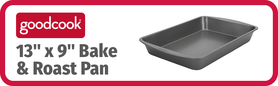 Good Cook 13 Inch x 9 Inch Bake & Roast Pan