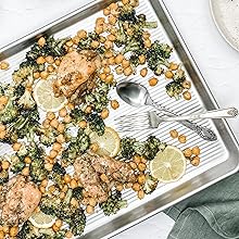 USA Pan Bakeware Nonstick Half Sheet Pan, Baking Sheet, Aluminized Steel