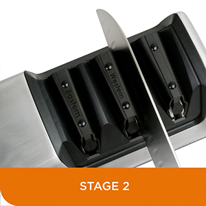 Chef’s Choice Professional Electric Knife Sharpeners AngleSelect for 15- and 20-Degree Straight-Edge and Serrated Knives with Diamond Abrasives & Precision Angle Control, 2-Stage, Black