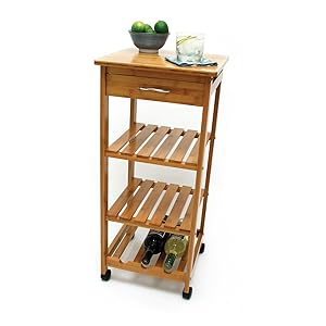 Lipper International Bamboo Wood Thin Kitchen Cutting Boards with Oval Hole in Corner, Set of 2 Boards, 6