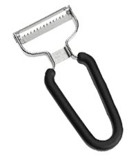 Lurch Germany Universal Ultra Sharp Stainless Steel Vegetable Y Peeler for Potatoes, All Fruits & Veggies | Non-Slip Comfortable Handle | 5.1 x 2.3 Inches / 13 cm x 6 cm - Black