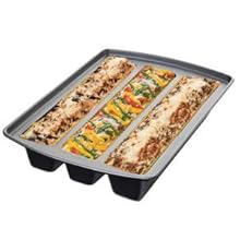 Chicago Metallic Angel Food Cake Pan with Cooling Feet, 2-Piece Nonstick Tube Pan, 9.5 Inch Carbon Steel, Perfect for Pound and Sponge Cakes