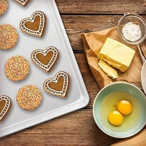 Mrs. Anderson's Baking Professional Cooling Rack, Heavy Duty Steel, Fits Half Sheet Pans, 16.5 x 11.875 x 0.625-Inches