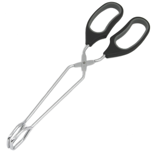 Chef Craft Classic Straight Tongs, 12 inch, Black