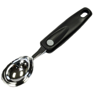Chef Craft Select 1-Piece Heavy Duty Ice Cream Scoop, 8 inch, Black and Chrome