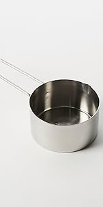 American Metalcraft 1-1/2 Cup Stainless Steel Measuring Cup,Silver