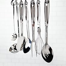 All-Clad Specialty Stainless Steel Kitchen Gadgets Serving Tongs Kitchen Tools, Kitchen Hacks Silver