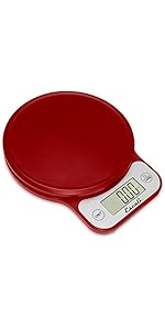 Escali Arti Digital Food Scale, Multi-Functional Kitchen Appliance, Precise Weight Measuring and Portion Control, Baking and Cooking Made Simple, Tempered Glass, Frost White