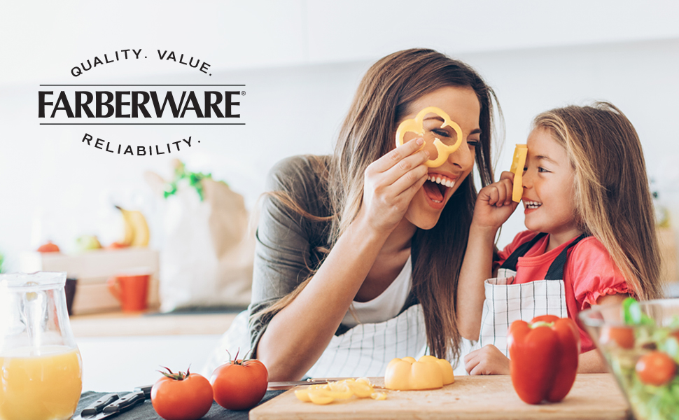 FARBERWARE Classic Wood Rolling Pin, 18-Inch Hardwood Dough Roller for Baking Pizza, Pies, Pastry and Cookies, Ergonomic Handles, Kitchen Essential