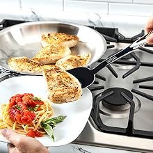 All-Clad Specialty Stainless Steel Kitchen Gadgets 2 Piece Set, Turkey Forks Kitchen Tools, Kitchen Hacks Silver