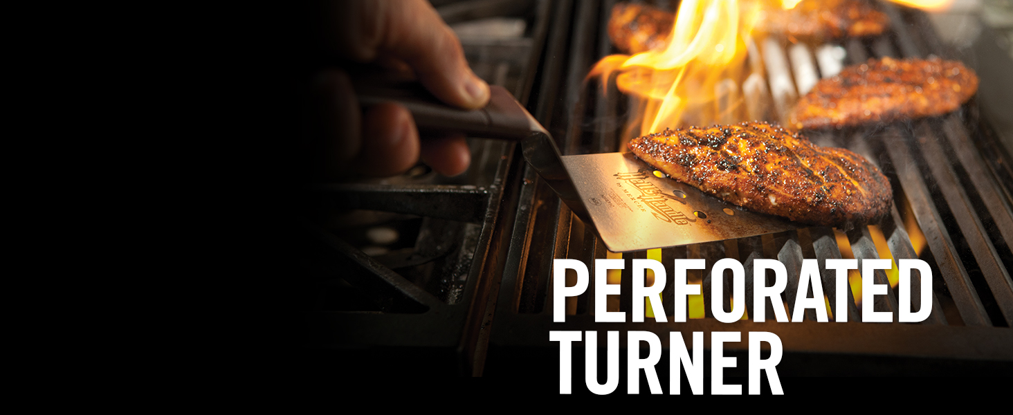 Mercer Culinary Hell's Handle Heat Resistant Cook's Fork, 8 Inch, overall length 13 1/2 Inch