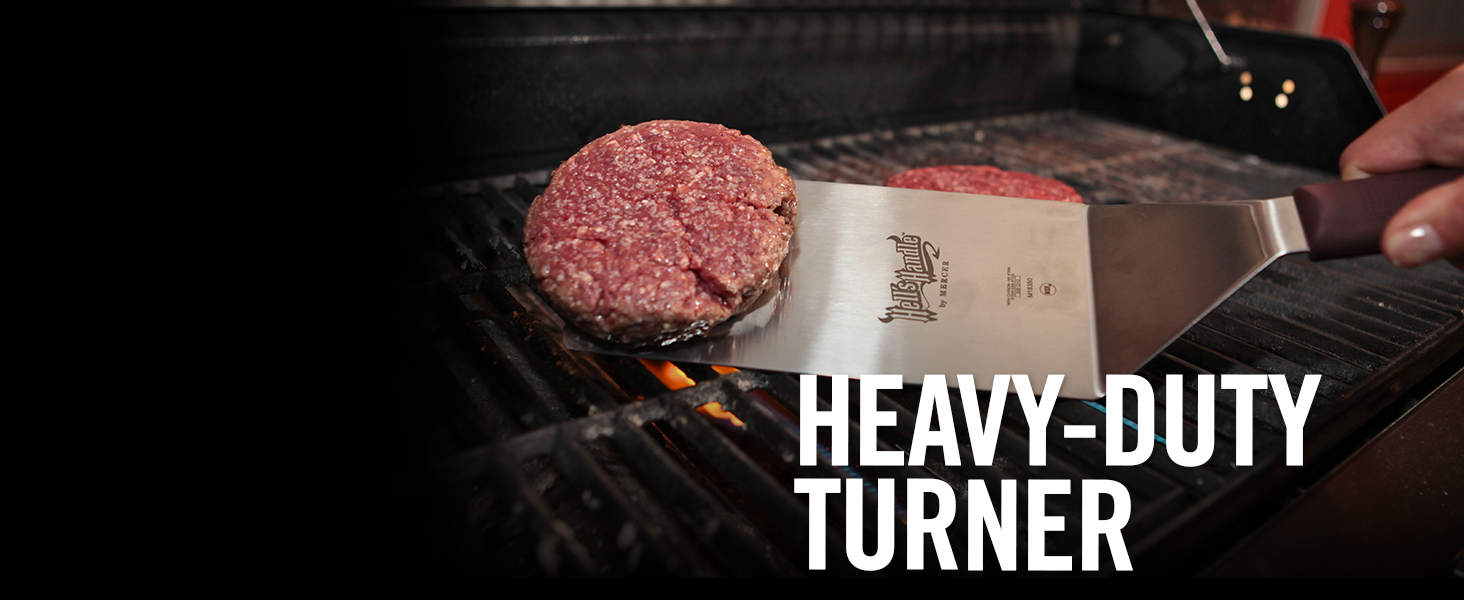 Mercer Culinary Hell's Handle Heat Resistant Cook's Fork, 8 Inch, overall length 13 1/2 Inch