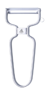 triangle Y-Peeler - 2 in (50 mm) - Stainless Steel Horizontal Straight Blade - Peeler for Hard-Skinned Fruits & Vegetables - Ergonomic Handle - Dishwasher Safe - Made in Germany