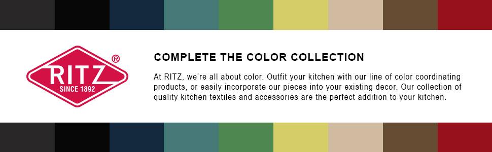 RITZ Terry Potholder & Hot Pad: Unparalleled Heat Resistant, Durable 100% Cotton – Ergonomically Designed for Optimal Grip – Easy-Care Machine Washable – 2-Pack, Paprika