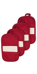RITZ Terry Potholder & Hot Pad: Unparalleled Heat Resistant, Durable 100% Cotton – Ergonomically Designed for Optimal Grip – Easy-Care Machine Washable – 2-Pack, Paprika