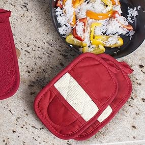 RITZ Premium Pot Holders & Heating Pads (4-Pack), 8.5