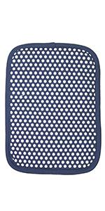 RITZ Terry Pocket Mitt & Hot Pad: Unparalleled Heat Resistant, Durable 100% Cotton – Ergonomically Designed for Optimal Grip – Easy-Care Machine Washable – 2-Pack, Federal Blue