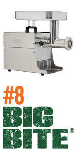 LEM Products BigBite 2-in-1 Jerky Slicer and Tenderizer Attachment for Meat Grinders, Aluminum