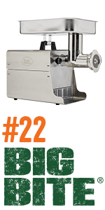 LEM Products BigBite 2-in-1 Jerky Slicer and Tenderizer Attachment for Meat Grinders, Aluminum