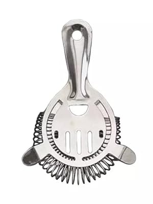 American Metalcraft S209 4-Prong Stainless Steel Bar Cocktail Strainer, 5.75