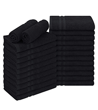 Utopia Towels Kitchen Bar Mops, Pack of 12, 16 by 19 Inches, 100% Cotton Super Absorbent White Towels, Multi-Purpose Cleaning Towels for Home and Kitchen Bars