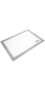 Fox Run Non-Stick Baking Mat, Silicone, 14.25-Inch x 9.25-Inch